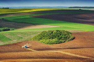 Paysage du plateau de Podolie entre Lviv et Ivano-Frankivsk (Ukraine). (définition réelle 4 000 × 2 667)