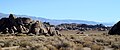 Alabama Hills stretching towards the Owens Valley