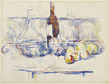 Still Life with Carafe, Bottle, and Fruit, 1906, Henry and Rose Pearlman Collection