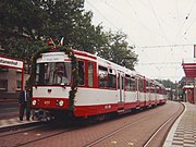 Eröffnungszug der Duisburger Stadtbahn