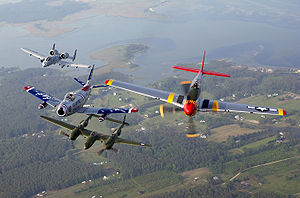 A-10, F-86, P-38 & P-51 Heritage formation.jpg