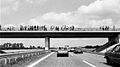 Die Autobahn A 7 bei der Eröffnung zwischen Tarp und Handewitt, 1976