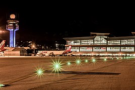 Aeroporto de Guarulhos à noite