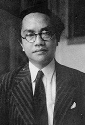 Indonesian nationalist Amir Sjarifuddin organized an underground resistance against the Japanese occupation. Amir Sjarifoeddin.jpg