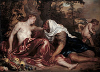 Vertumne et Pomone, 1625 par Antoine van Dyck