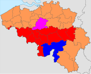 Belgian federal election 1977 - Chamber - circumscriptions.svg