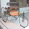 1885 yılında üretilen Benz Patent Motorwagen'in bir replikası