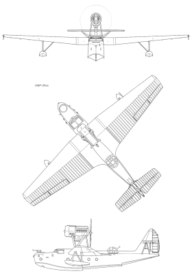 vue en plan de l’avion