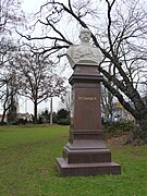 Bust of Bismarck in the Bismarckgarten (by Adolf von Donndorf)