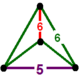 Bitruncated order-5 шестиугольная мозаичная сотовая структура verf.png