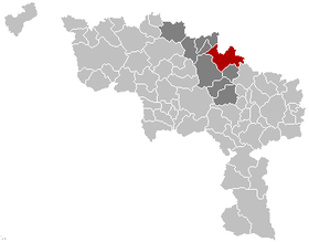 Localisation de Braine-le-Comte