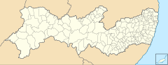 Mapa lokalizacyjna Pernambuco