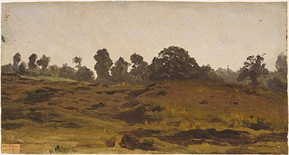 Paysage champêtre (entre 1850 et 1855), New York, Brooklyn Museum.