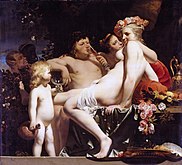 Caesar van Everdingen: Bacchus és Ariadne, 1660 körül, a holland klasszicizmus példája, a rembrandti stílus ellenpárja