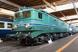 Locomotive CC 7107 (record du monde de vitesse sur rail 1955).