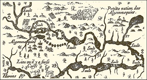 Champlain Carte de 1632