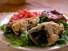 Chiles rellenos, stuffed chile peppers. Chile Rellenos.jpg