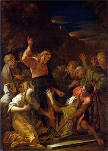 Christ cleansing a leper by Jean-Marie Melchior Doze, 1864. ChristCleansing.jpg