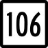 Route 106 marker