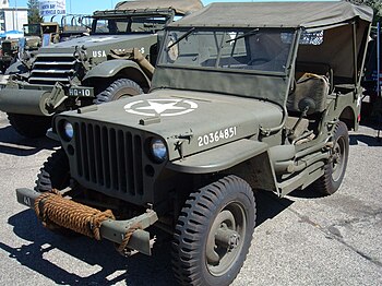 A Willys MB 'Jeep'