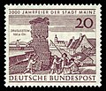 Briefmarken-Jahrgang 1962 der Deutschen Bundespost, Drususstein