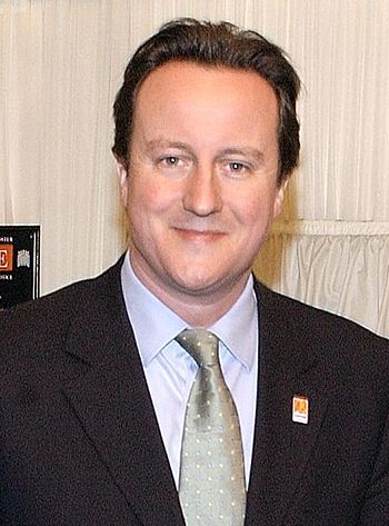 English: David Cameron is a British politician...