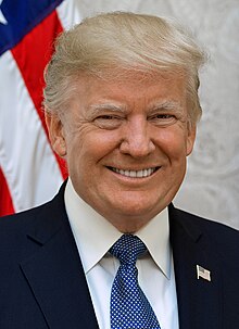 President Donald Trump (2017-2021) Donald Trump official portrait (cropped).jpg
