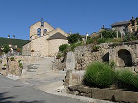 The centre of the village in 2013