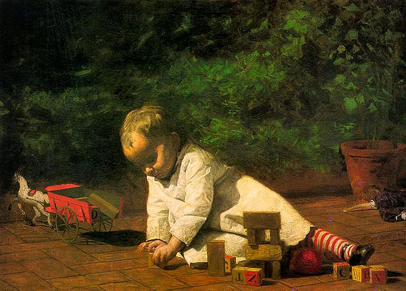 File:Eakins, Baby at Play 1876.jpg
