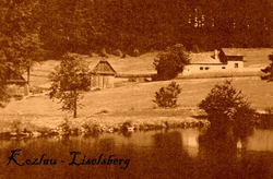 Eliščino (Liselsberg) na dobové pohlednici