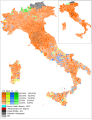 Distacco tra le prime due liste