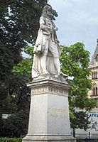 Monumento al escultor barroco Fischer von Erlach (1656 - 1723) , en Viena