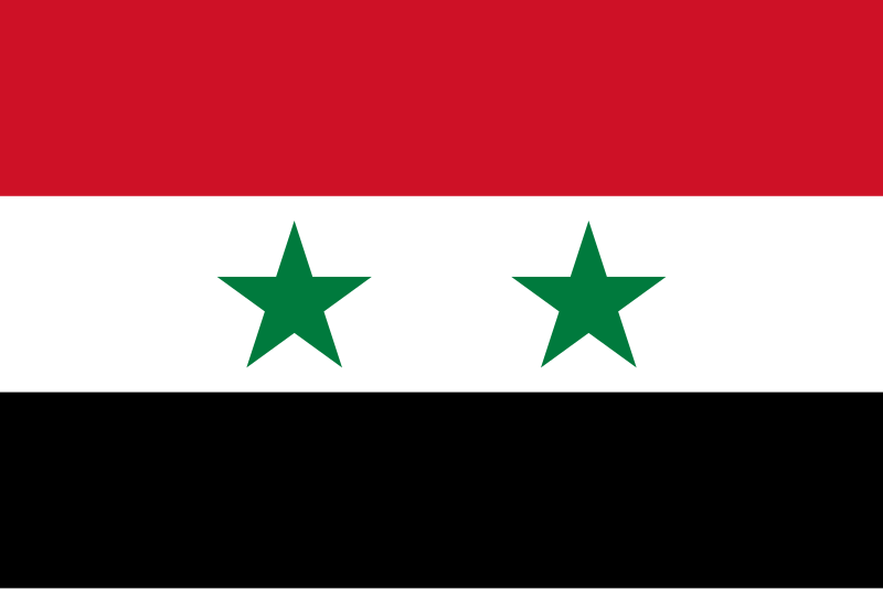 Ficheiro:Flag of Syria.svg