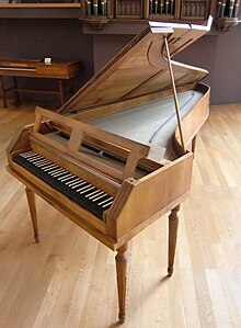 Pianoforte z produkce Johanna Andrease Steina (Augsburg, 1775) – Berlín, Musikinstrumentenmuseum