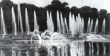 Fountains at Palace of Versailles, 1939