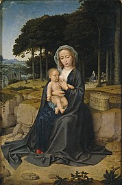 Riposo durante la fuga in Egitto (1515 circa), Gerard David, Museo del Prado, Madrid