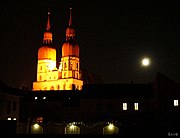 St. Nicolaaskerk bij nacht