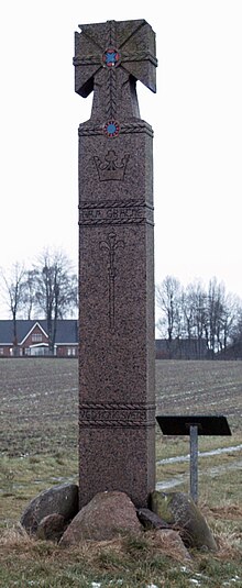 Thor Langes monument Grathe-stenen ved Hauge Sø.
