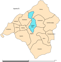 Localização do distrito de Isparta na província homónima