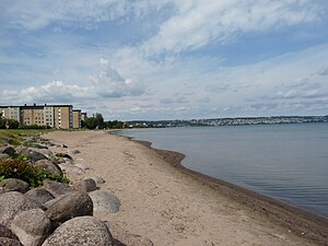 Vätterstranden på Liljeholmen i Jönköping