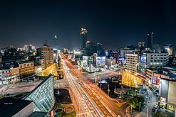 美麗島圓環夜景