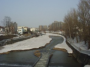 琴似発寒川 2004年3月24日撮影