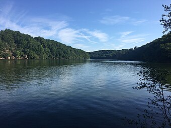 Le lac de Chambon en 2017.