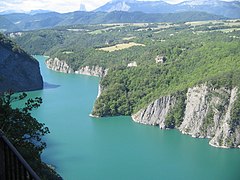 Le lac de Monteynard-Avignonet