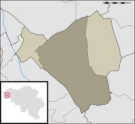 Kaart van Langemark
