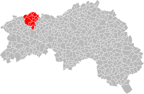 Localisation de Communauté de communes du Bocage d'Athis