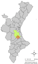 San Juan de Énova – Mappa