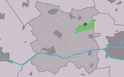 Location in Menameradiel municipality