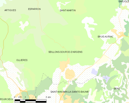 Seillons-Source-d'Argens - Localizazion