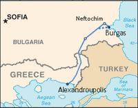 Burgas-Alexandroupolis-Ölpipeline